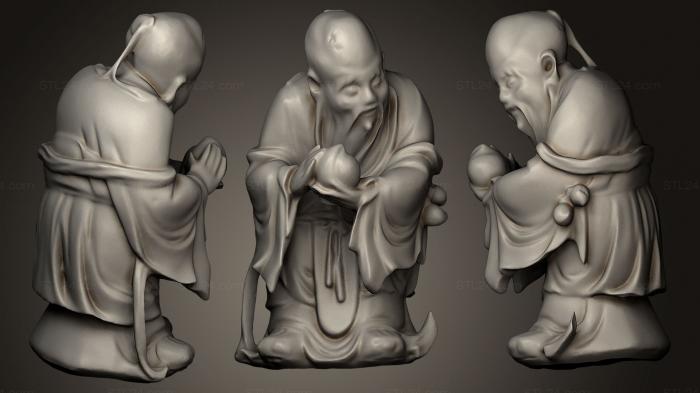 Buddha figurines (Shouhsing, STKBD_0060) 3D models for cnc